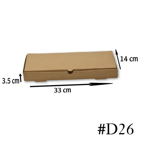 Brown Die cut  carton package (D26)