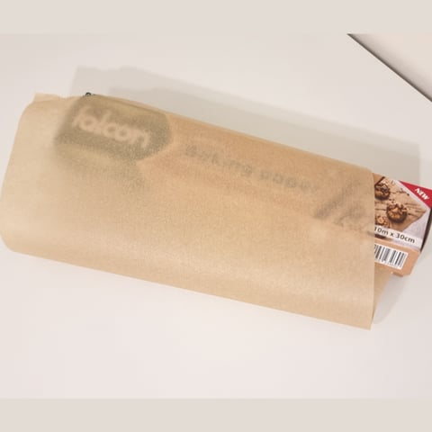 Brown parchment paper roll