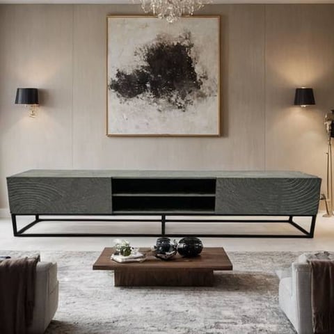 طاولة تلفزيون خشب مقاس 50*40*180 سم