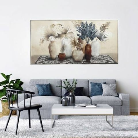  لوحه فنيه متعدده الالوان 142X72 سم