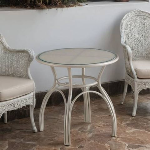 طاولة كافية مفردة زجاج مقاس60 *60*60  سم