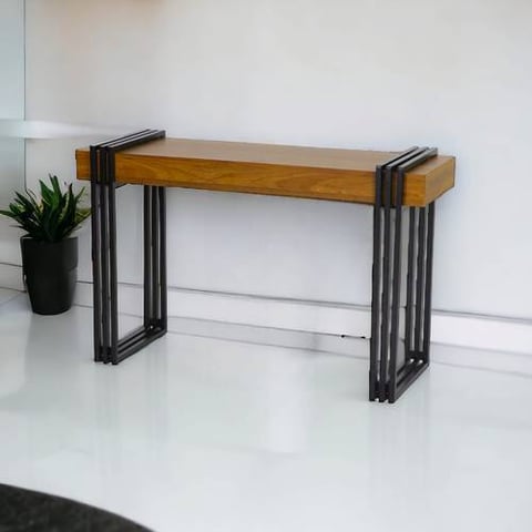 مدخل استقبال خشب 120x36x73 