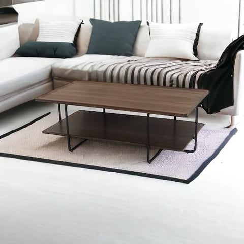 طاولة خدمة مفرد خشب بني 130x70x45