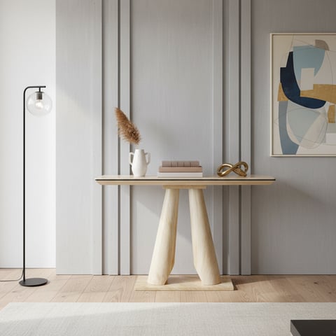 كونسول استقبال سراميك بتصميم حديث
