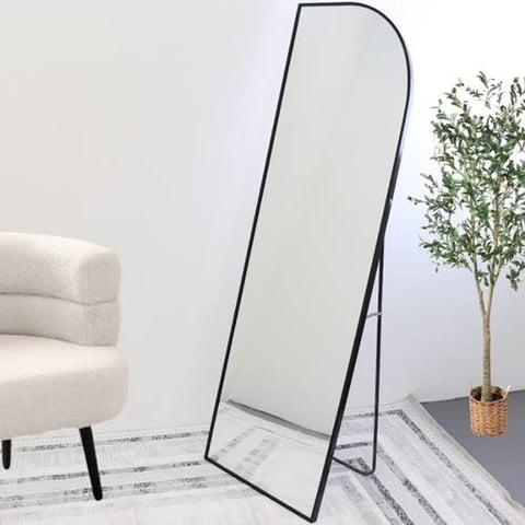مرايا ستاند اطار اسود مقاس 60×170 سم