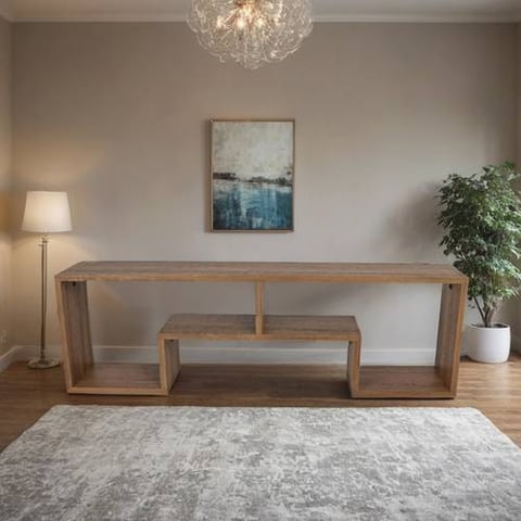 طاولة بلازما خشب مقاس 30*160  الارتفاع 50 سم 