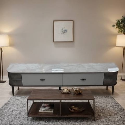 طاولة بلازما سيراميك مقاس 45*40*180 سم