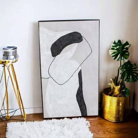  لوحه فنيه متعدده الالوان 100X150 سم