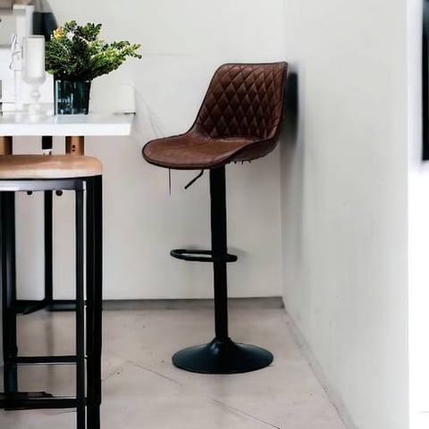   كرسى بار  بني غامق 120x45x45 سم