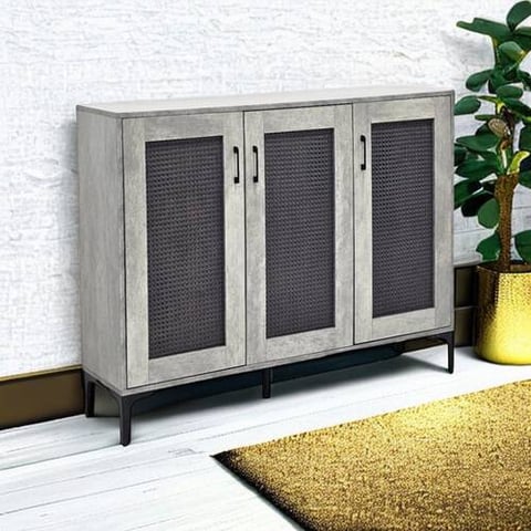 دولاب أحذية متعدد الأغراض 3 باب 120x30x95سم