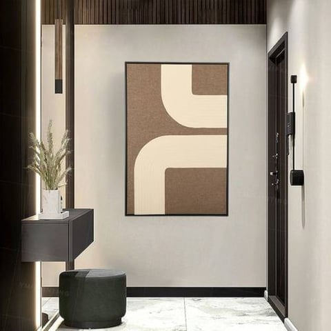  لوحه فنيه متعدده الالوان 83X123 سم