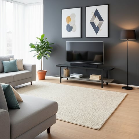 طاولة بلازما زجاج دورين بتصميم عصري