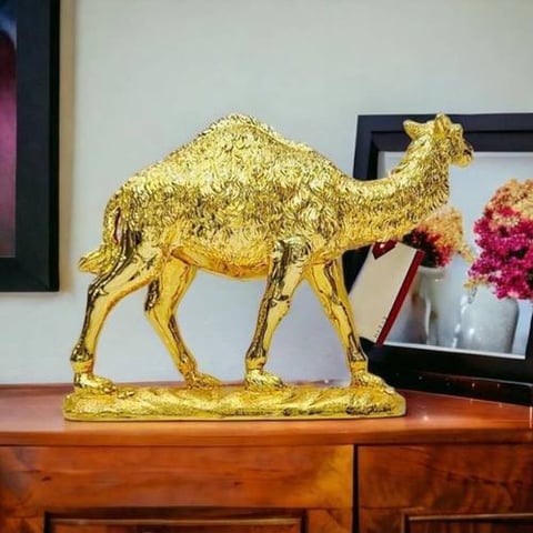 تحفه شكل جمل 35x28x12 سم - ذهبي