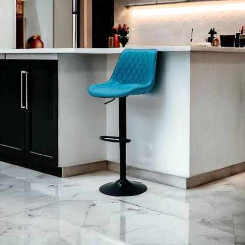  كرسى بار ازرق 120x45x45 سم