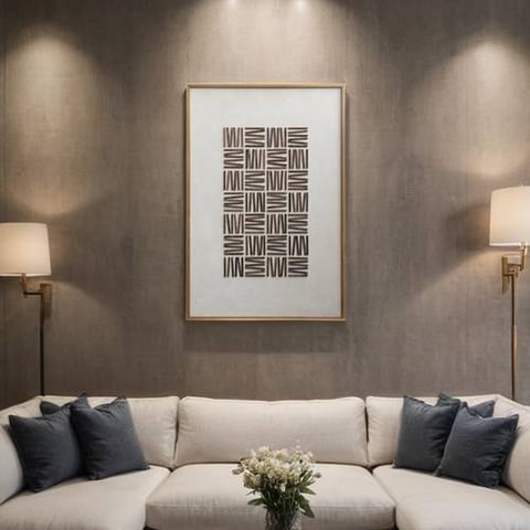 لوحة جدارية مصممة بالكامل من الخشب الطبيعي مقاس 80*120 سم