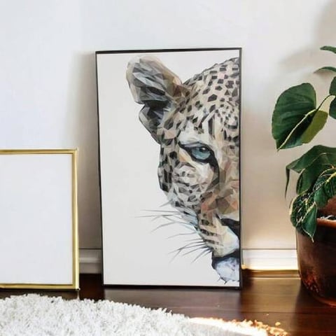 لوحه فنيه متعدده الالوان 120X80 سم