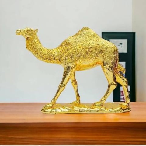 تحفه شكل جمل 40x50x15 سم - ذهبي