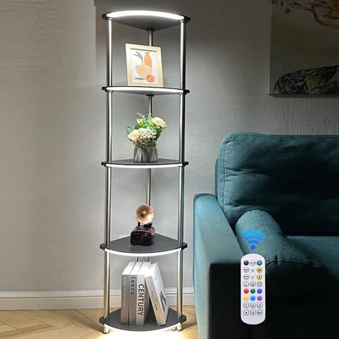 مصباح ارضي بارفف LED على شكل عمود