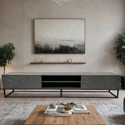 طاولة تلفزيون خشب مقاس 50*40*140 سم
