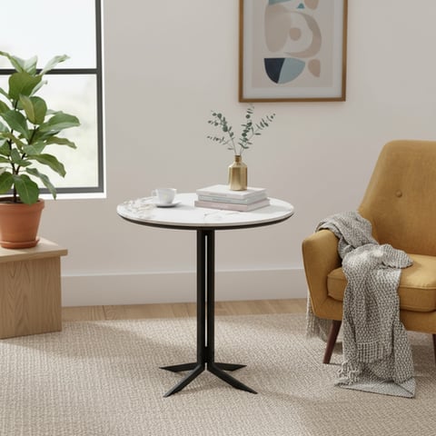 طاولة كافيه دائري سراميك تصميم مميز