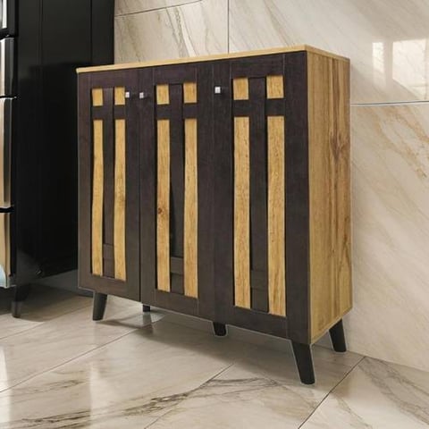دولاب أحذية متعدد الأغراض 3 باب 90x34x91سم