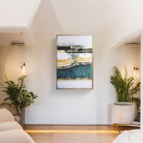 لوحه فنيه متعدده الالوان 120X80 سم