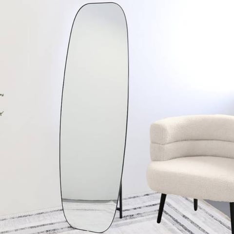 مرايا ستاند اطار اسود مقاس 50×165 سم