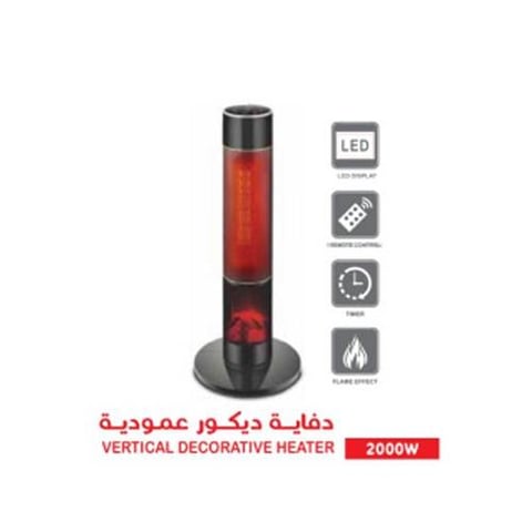 دفاية ديكور كهربائية عمودية