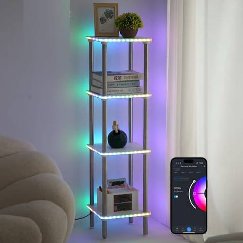 مصباح ارضي بارفف LED على شكل عمود