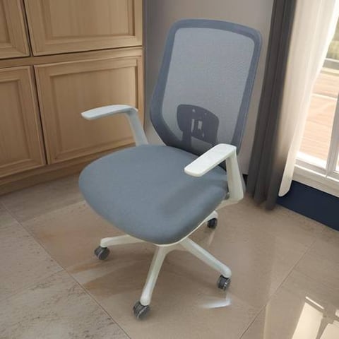 كرسي مكتب دوار شبك رصاصي