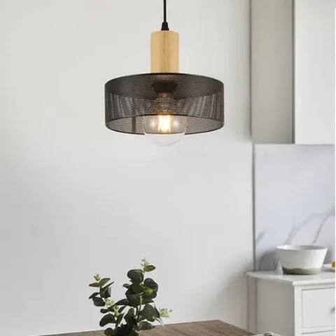 ثريا علاقي مفرد بشبك اسود