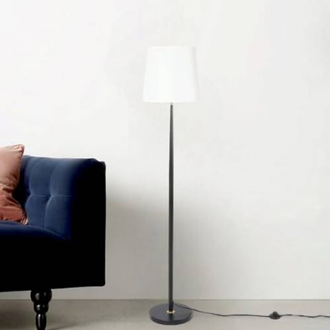   مصباح ارضي معدنى  اسود 
