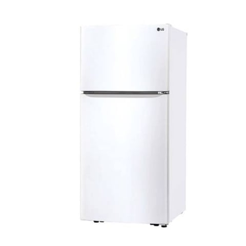 LG two-door refrigerator, 23.2 feet, white