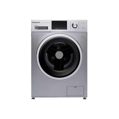 Panasonic front load automatic washing machine, 12 kg, 100% drying, silver