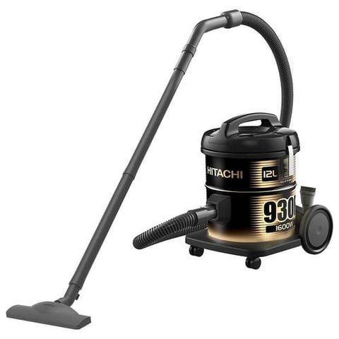 Hitachi drum vacuum cleaner, 1600 watts, 12 liters