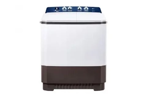 LG 12 kg twin tub washing machine, white