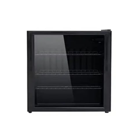 General Golden 1.7 ft Glass Display Refrigerator Black