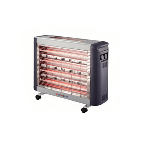 New House heater, 6 candles, 2400 watts, gray