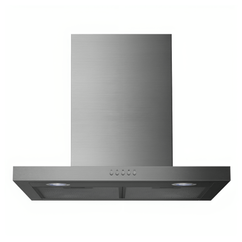 Media hood size 60 x 50 cm 3 speeds stainless steel