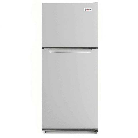 Serene 19 feet two-door refrigerator, silver