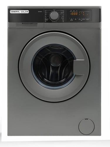 General Golden Front Load Washing Machine 7 kg Drying 75% Silver