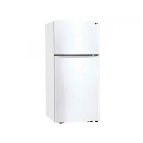 LG two-door refrigerator, 19.6 feet, white