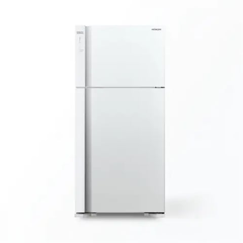Hitachi Double door refrigerator, 19.4 feet, white