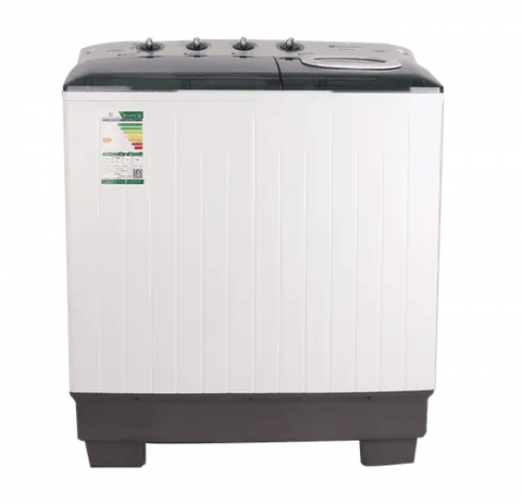 smart electric Twin tub washing machine, 12 kg, white