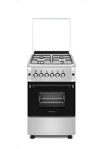 Starway Gas oven 50*55 cm, 4 burners, steel