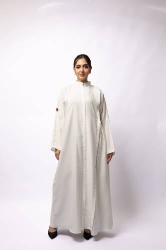 عباية العمرة أبيض 0044