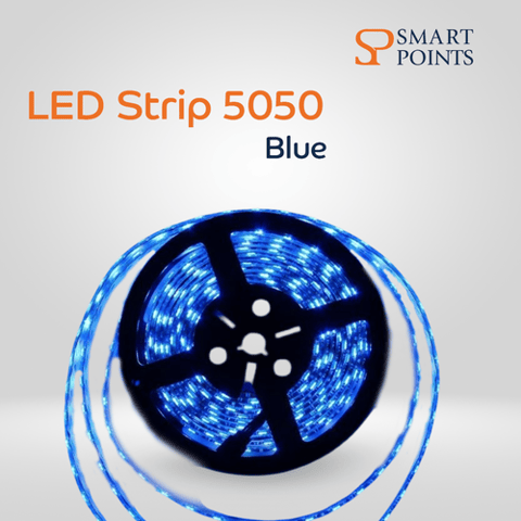 LED Strip 5050 – Flexible Bright Lighting Roll (12V, 5 Meter, Multi Color Options)