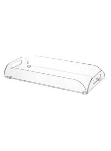 Serving Platter Clear Serving Tray With Handles Multipurpose Decorative  Acrylic Tray, 40*16 cm