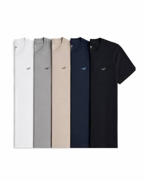 Muscle fit Icon Crew T-Shirt - Pack of 5