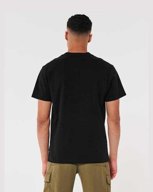 Relaxed Heavyweight  Crew T-Shirt - Black
